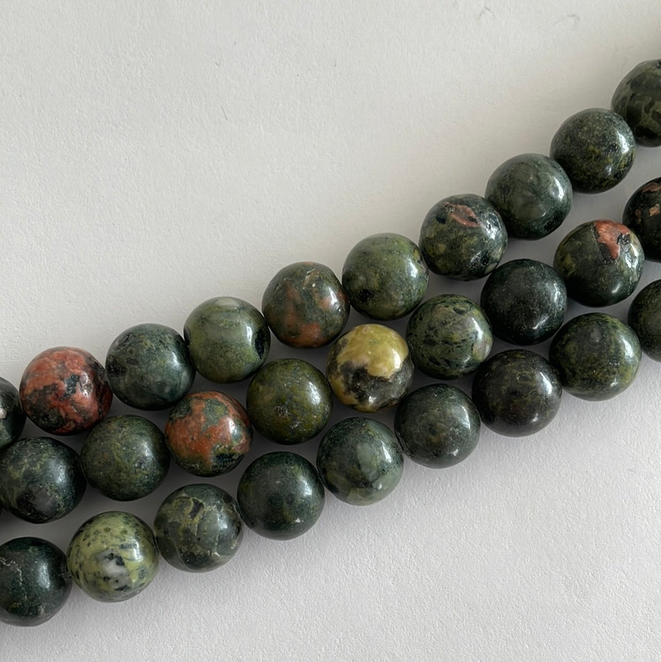 Dark Earth Gemstone 10mm
