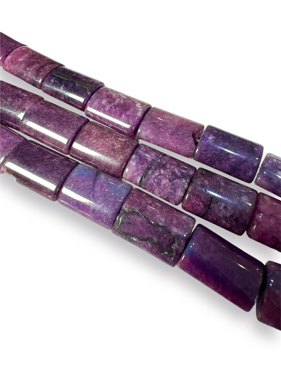 Rectangle Purple Jade Strand