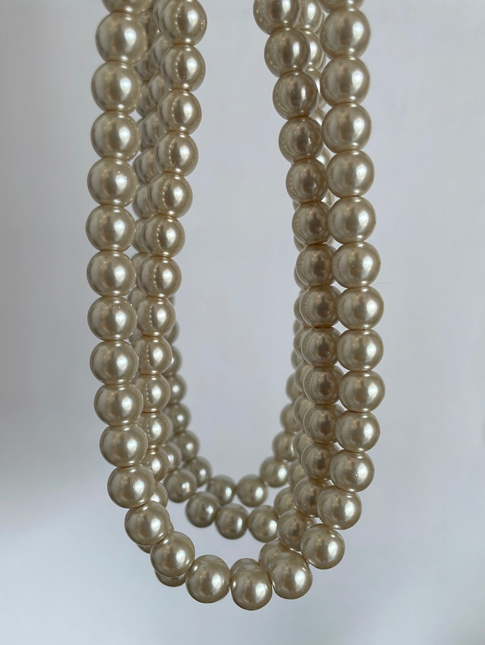 Crystal Pearl Ivory 8mm