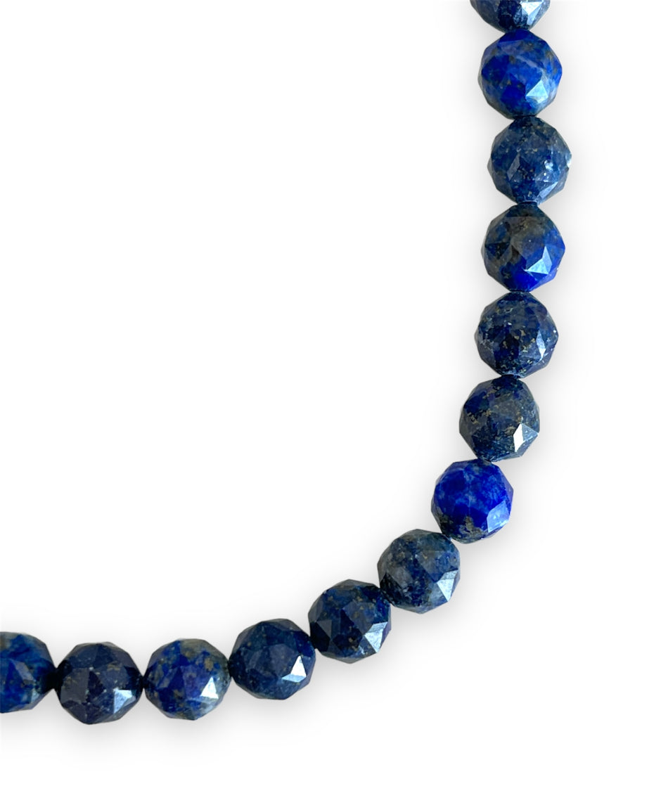 Faceted Lapis Lazuli 8mm