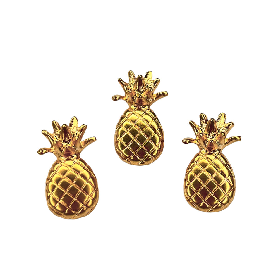 Pineapple Gold Filled Charm, 1pc