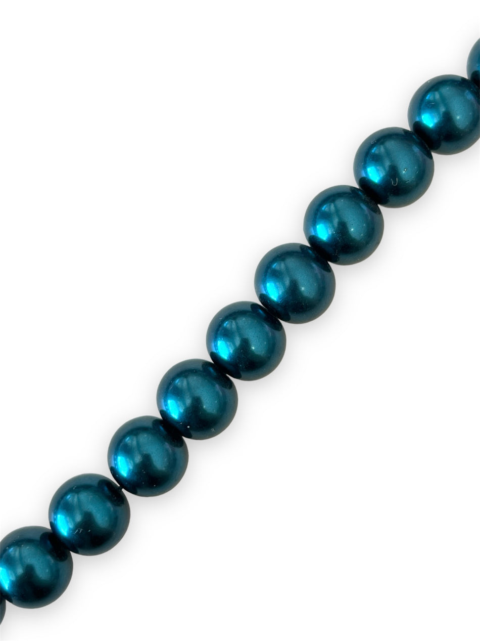Blue Crystal Pearl Strand