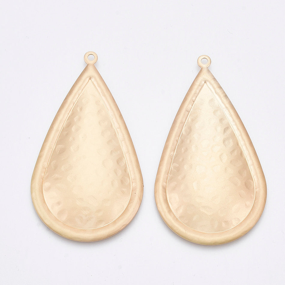 Gold Filled Drop Pendant, 2pcs