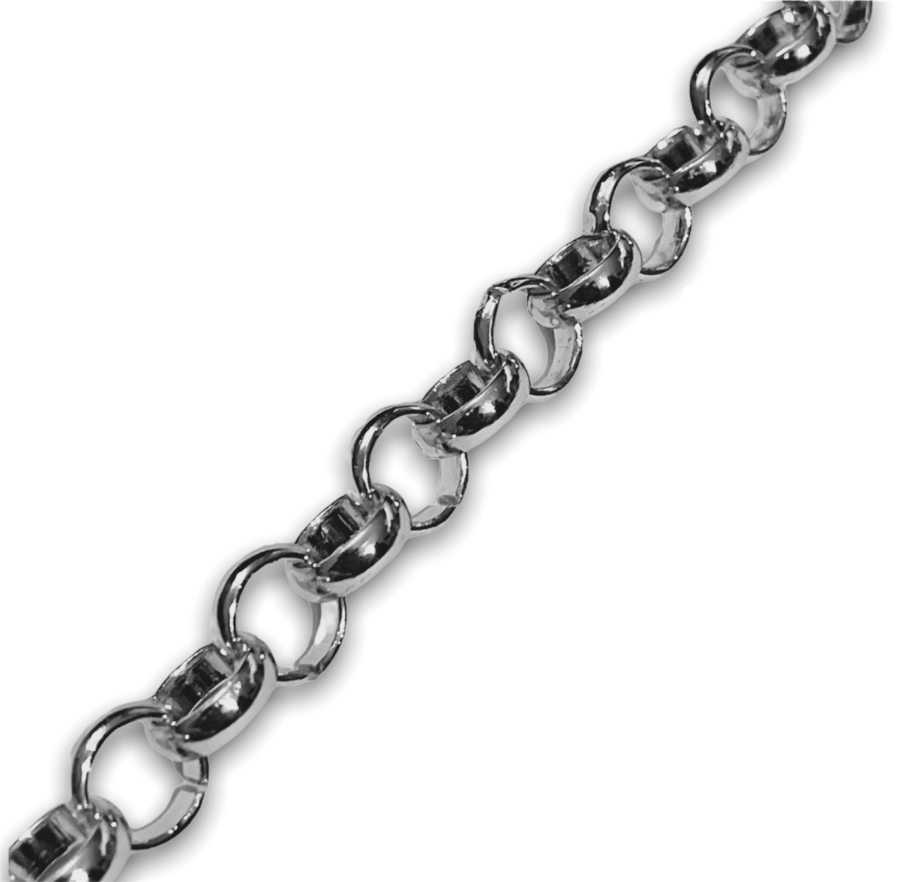 Aluminum Round Chain 10mm – Damaris Beads