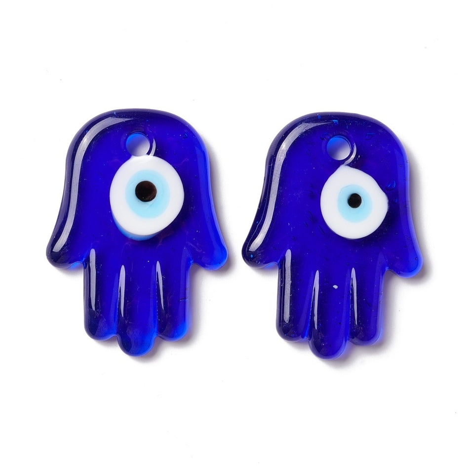 Cobalt Hamsa 50mm