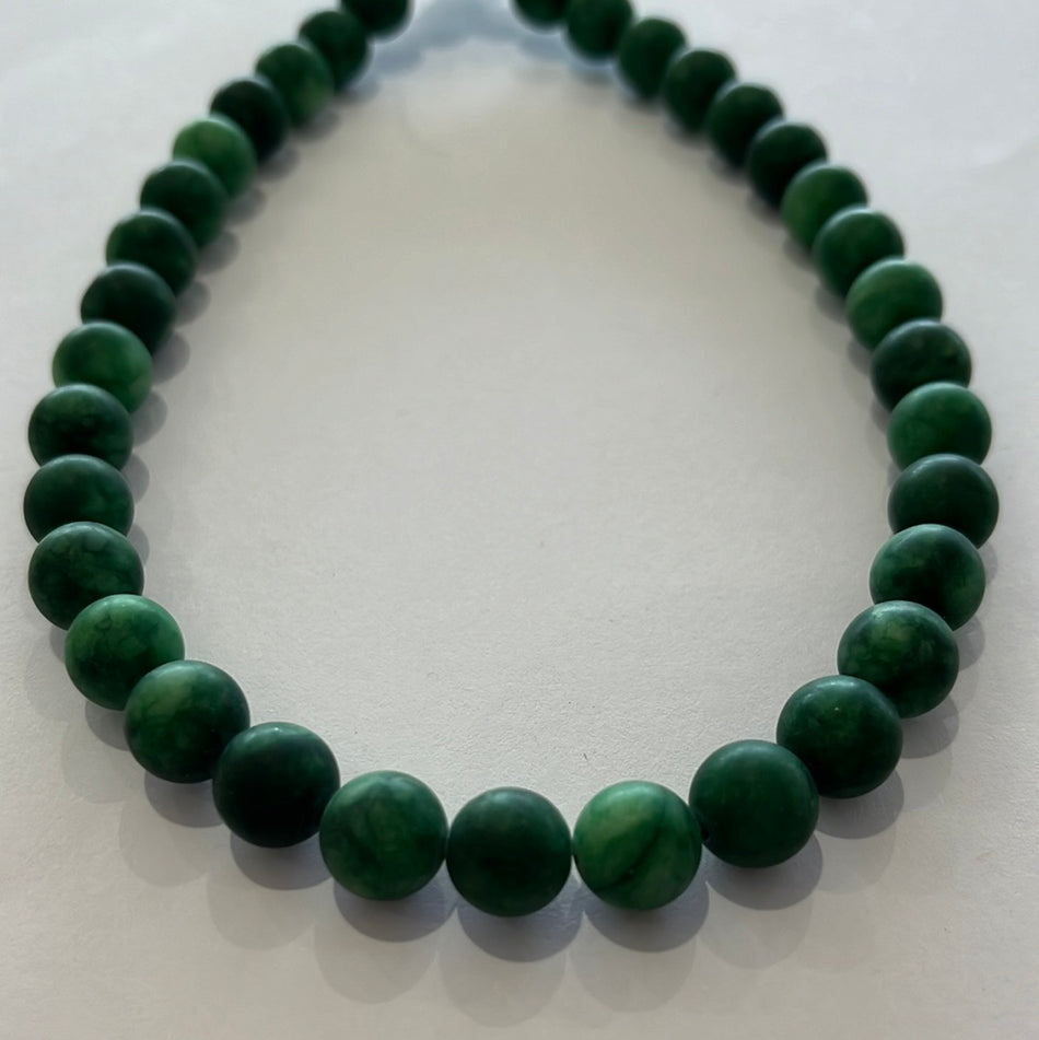 Green Matte Jade 10mm