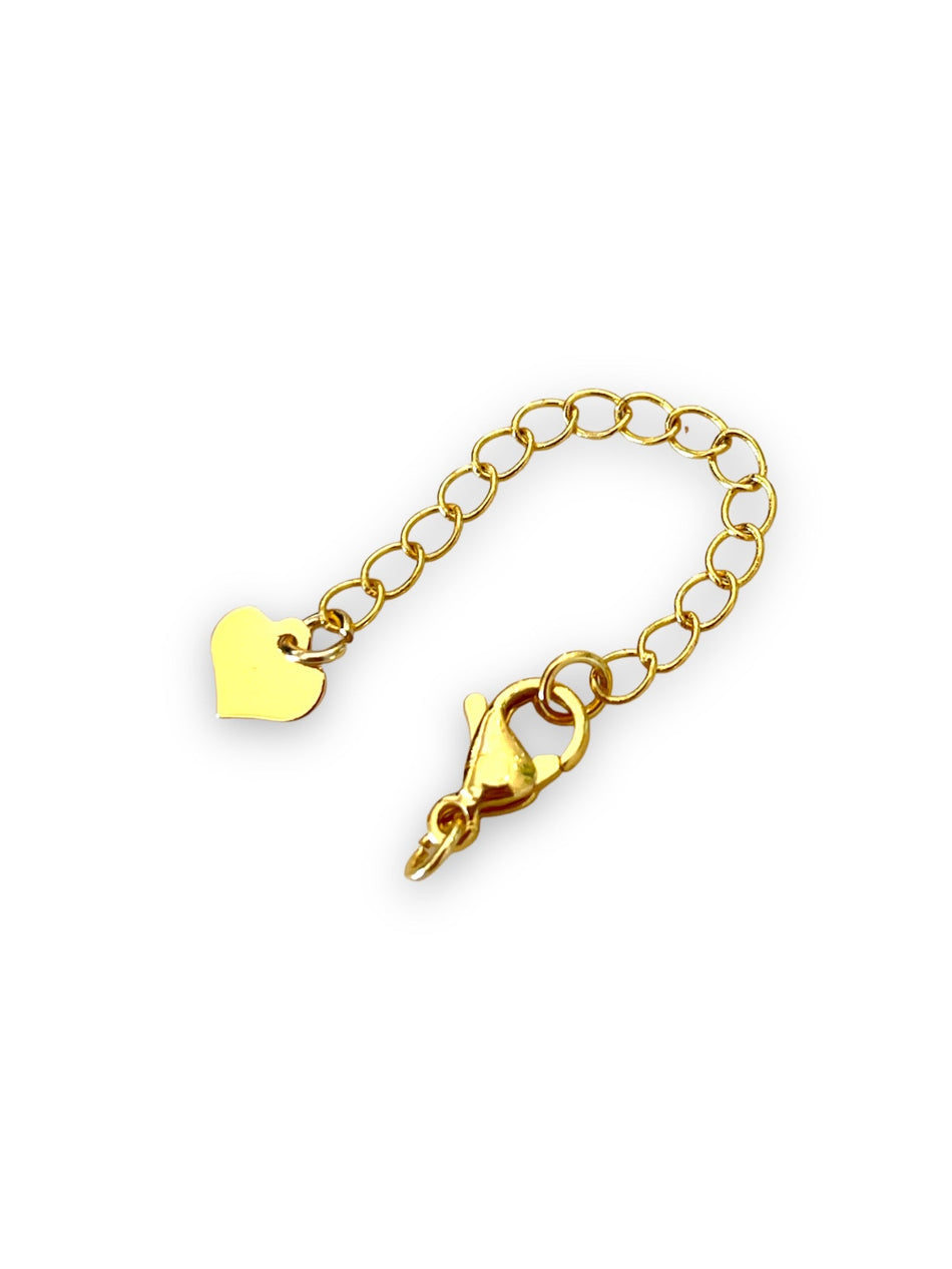 Gold-Filled Heart Extensor, 2pcs