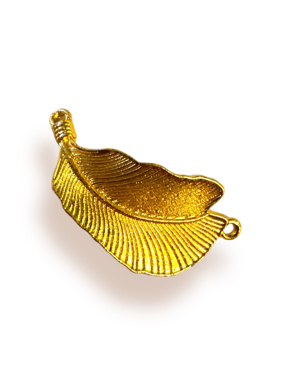Gold-Filled Leaf Pendant