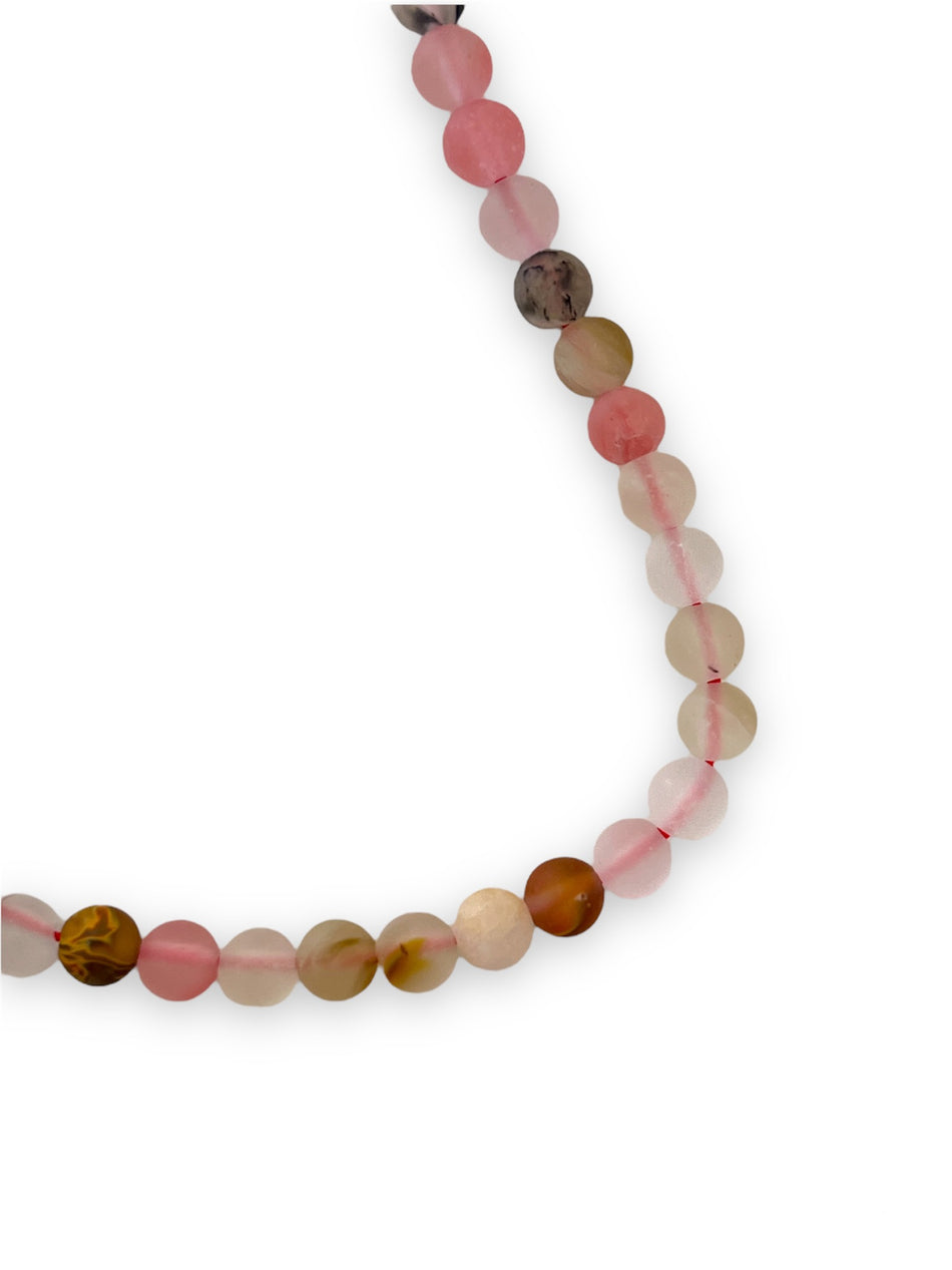 Round Rose Quartz Strand, 6mm
