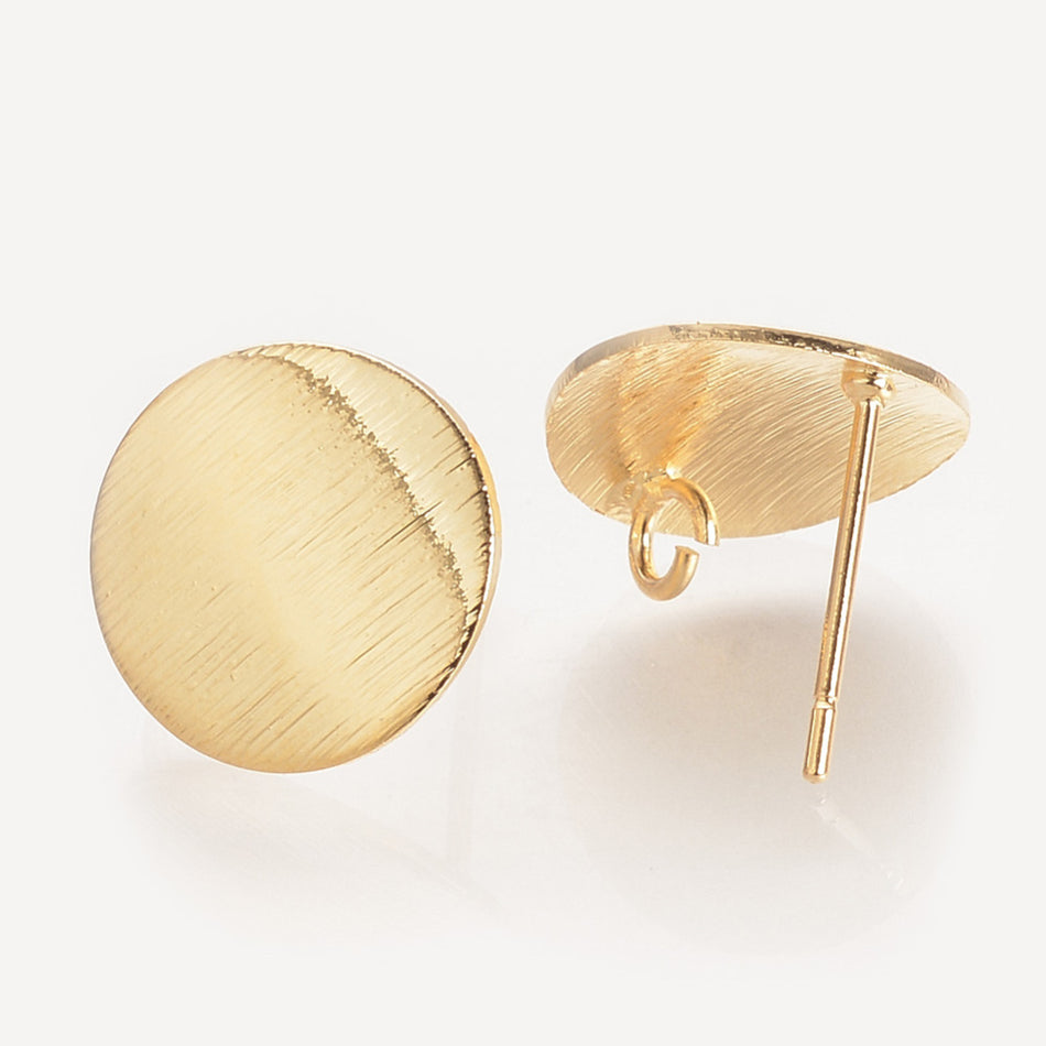 Gold Filled Stud Earring, 1 Pair
