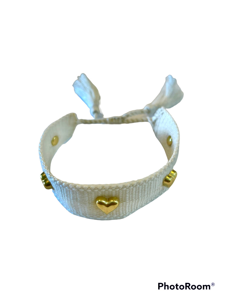 White Cloth Bracelet