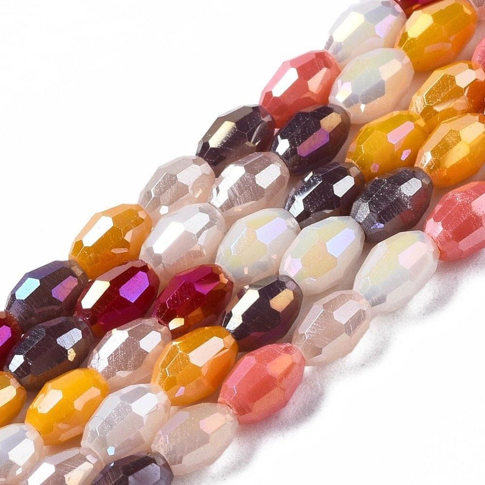 Autumn Mix Crystals Strand, 100pcs