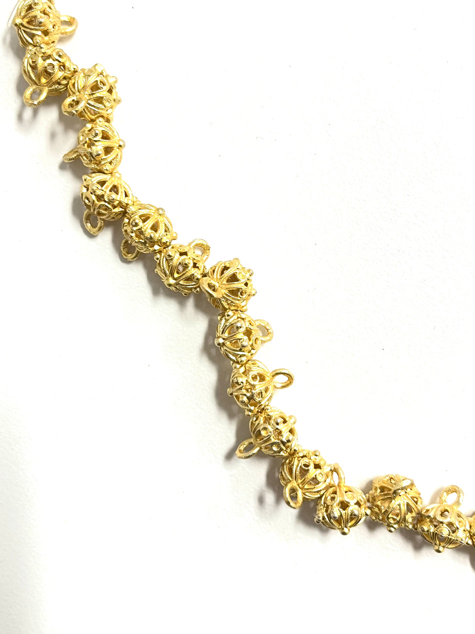 Gold-Filled Round Pendant Strand, 10mm