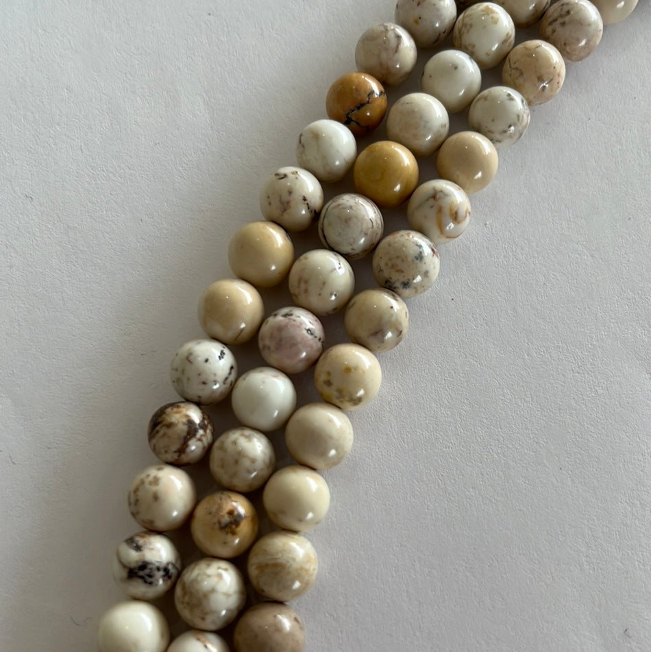 Cream Jasper 8mm