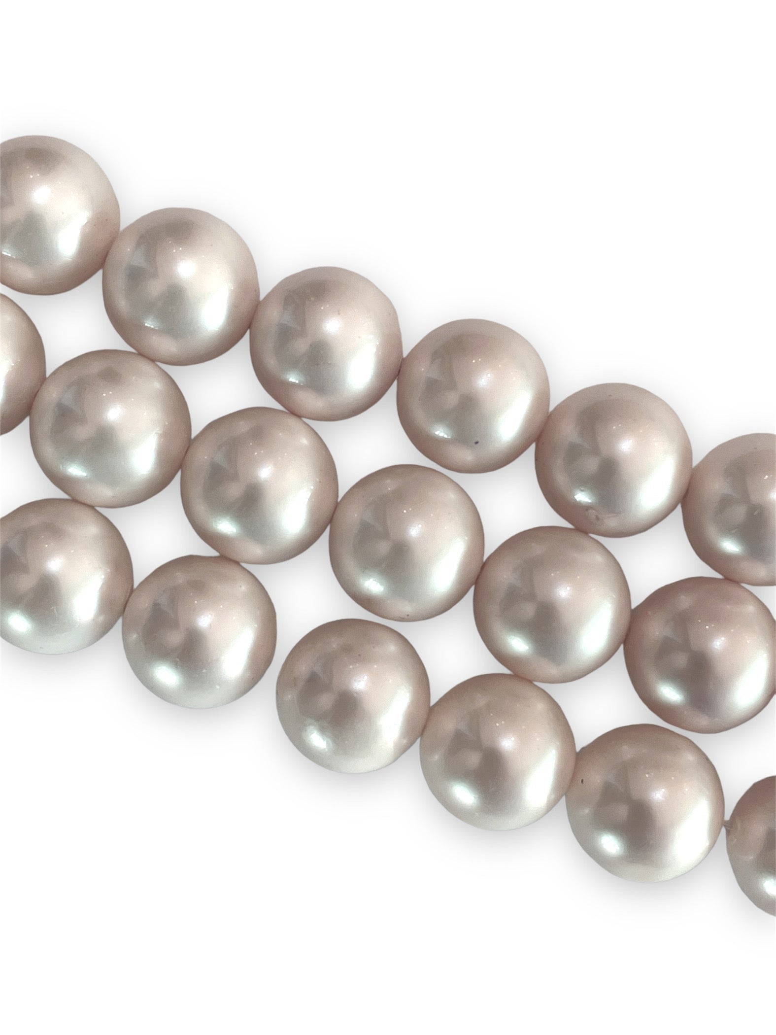 Large Round Shell Pearl – Damaris Beads