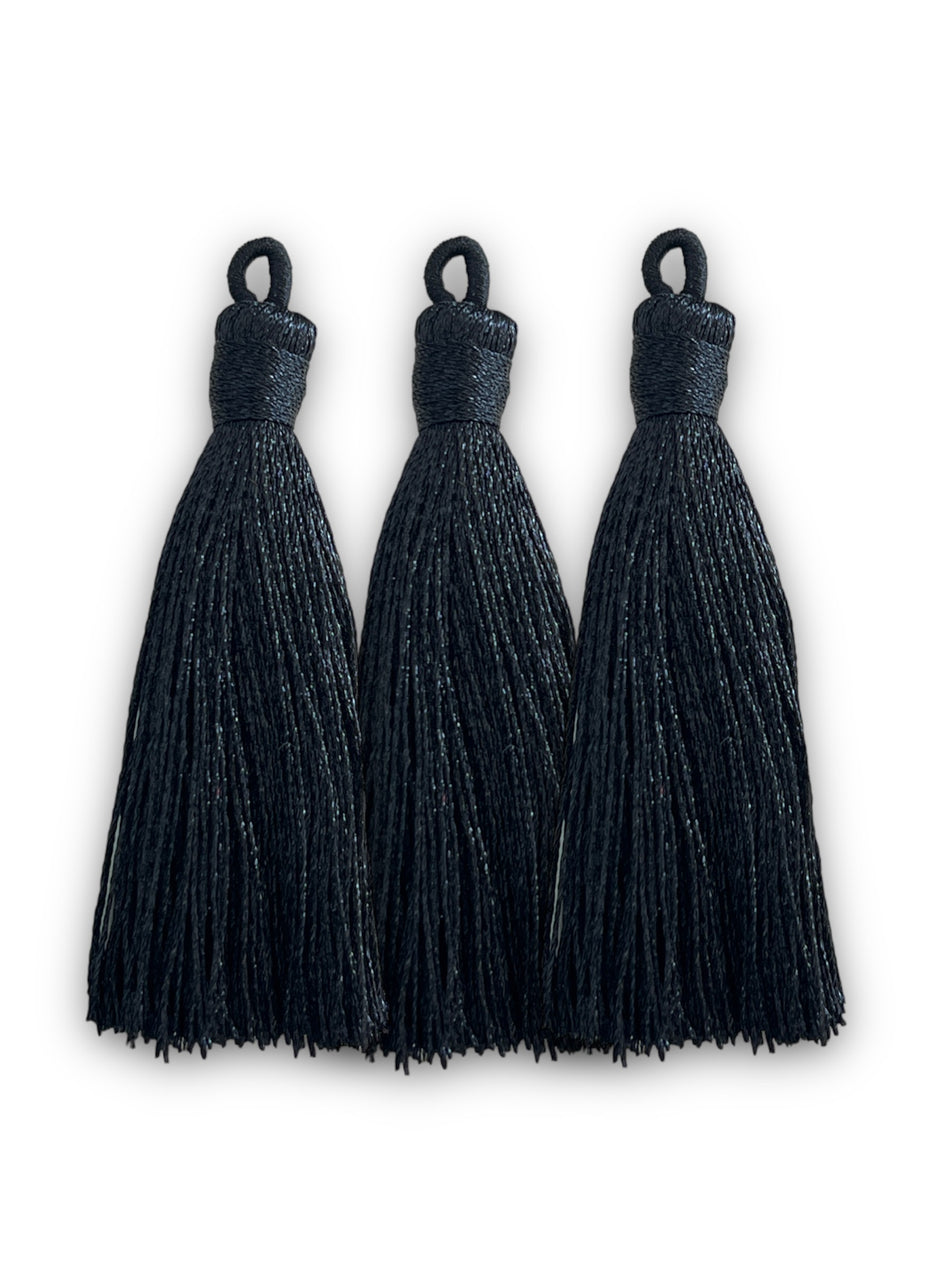 Black Tassel 60mm, 3pcs