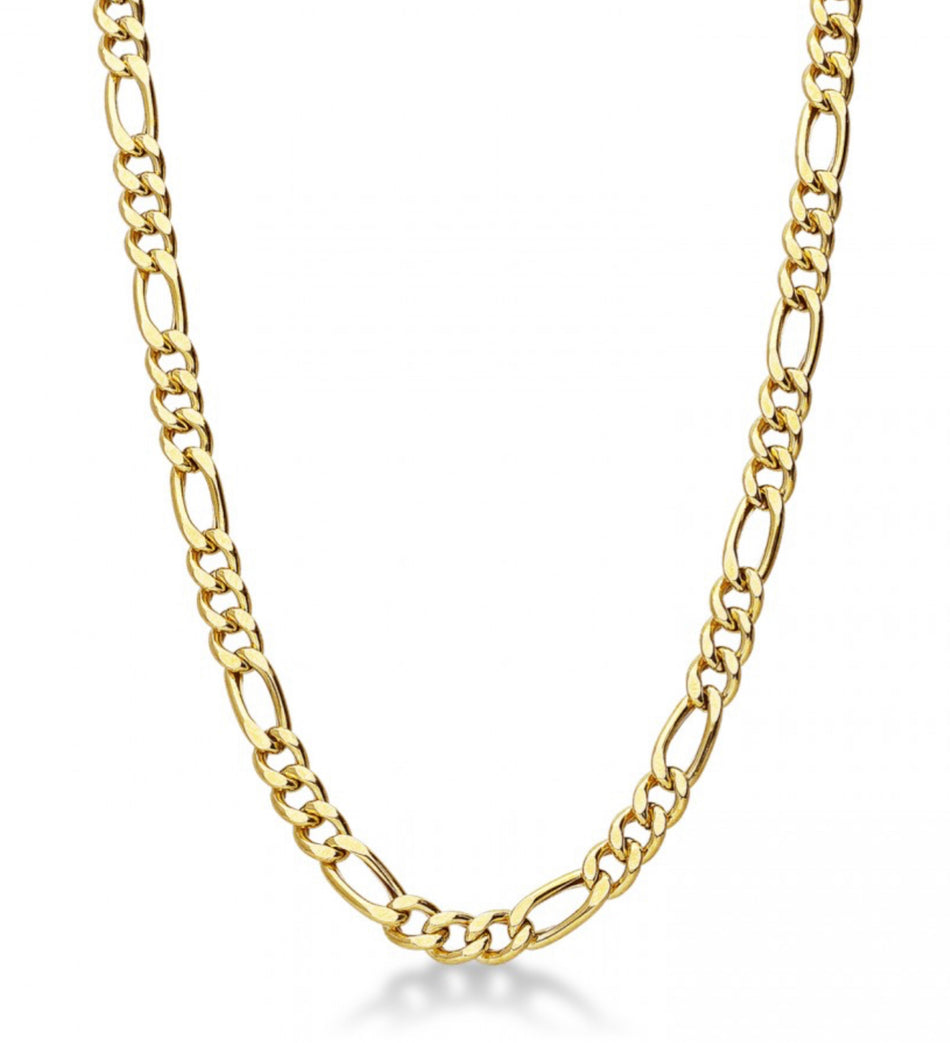 Gold-Filled Figaro Chain Necklace