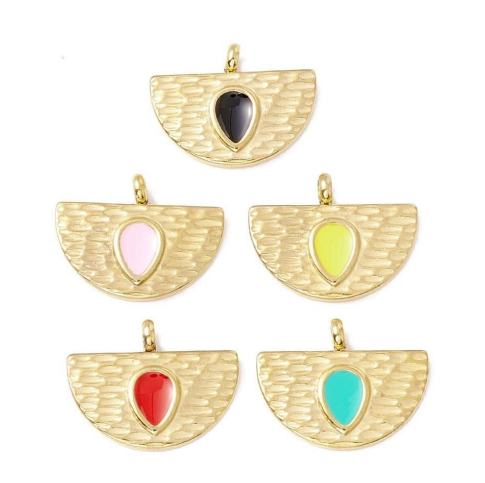 Half A Circle Pendant, 1pc
