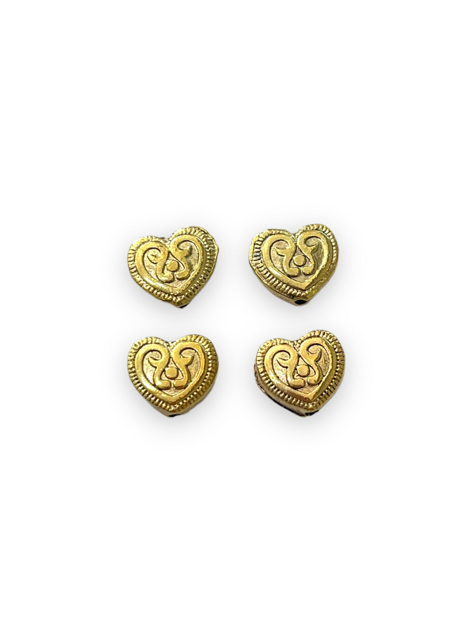 Corazón de oro 10 mm, 8 piezas