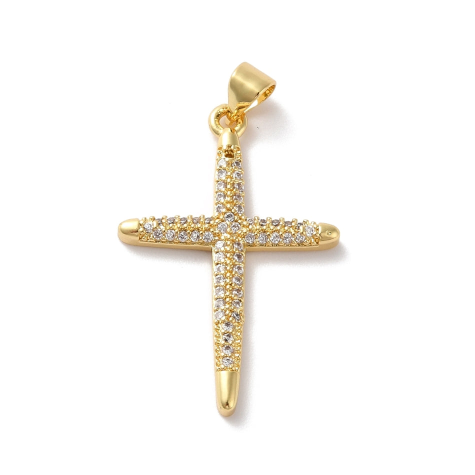 Gold Plated Cross Pendant