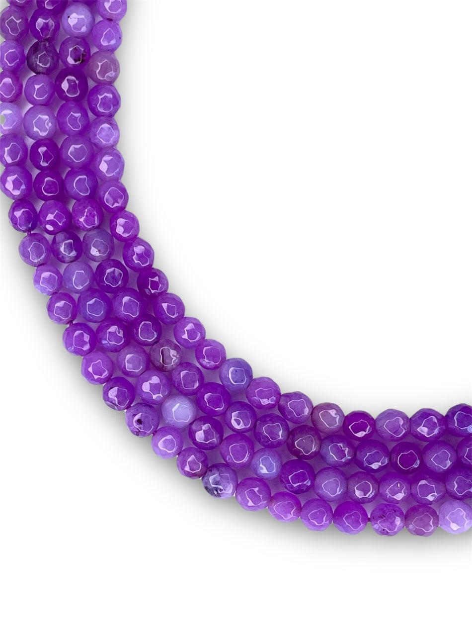 Purple Gemstone Strand, 6mm