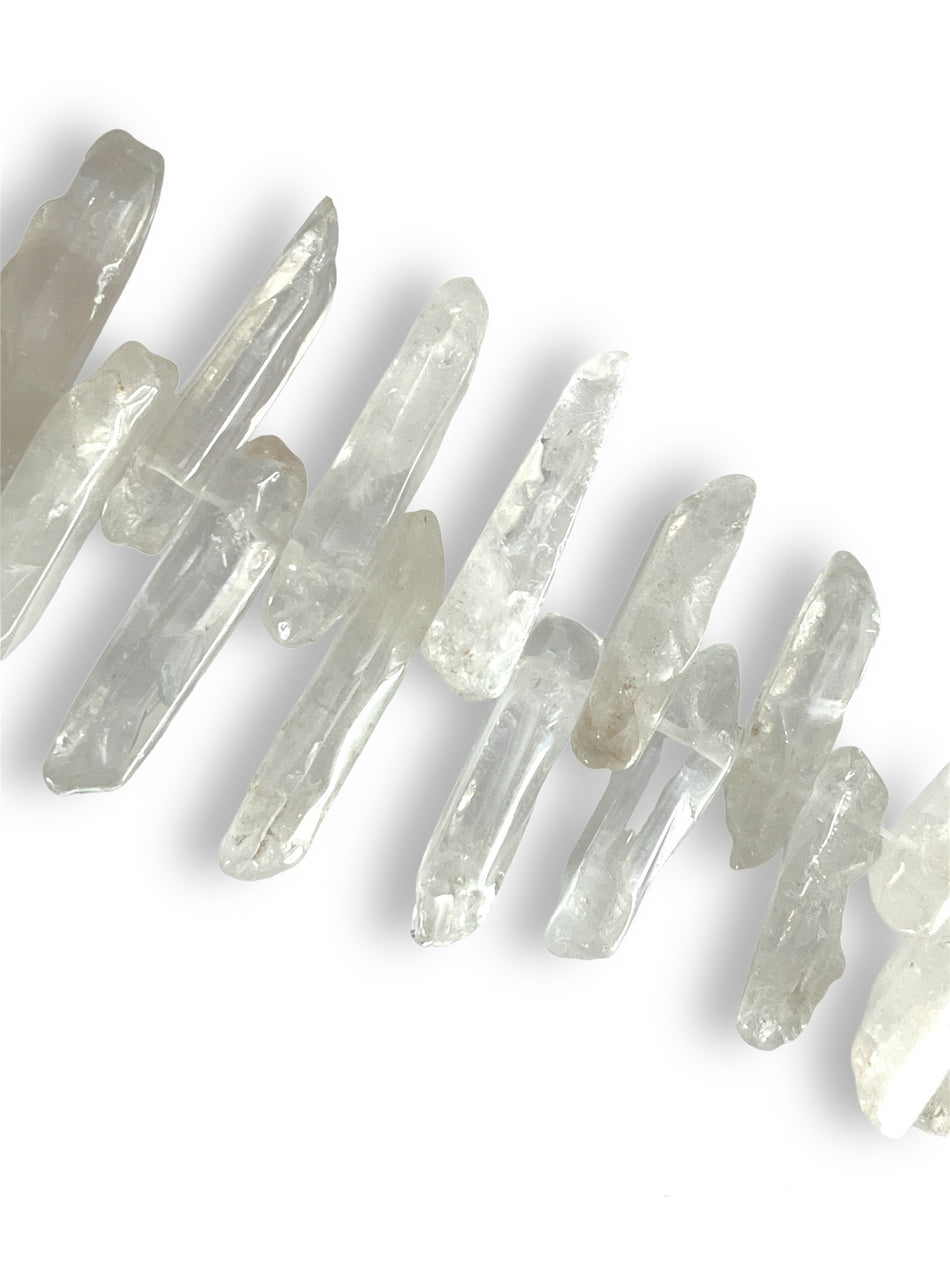 Clear Quartz Strand, 35pcs