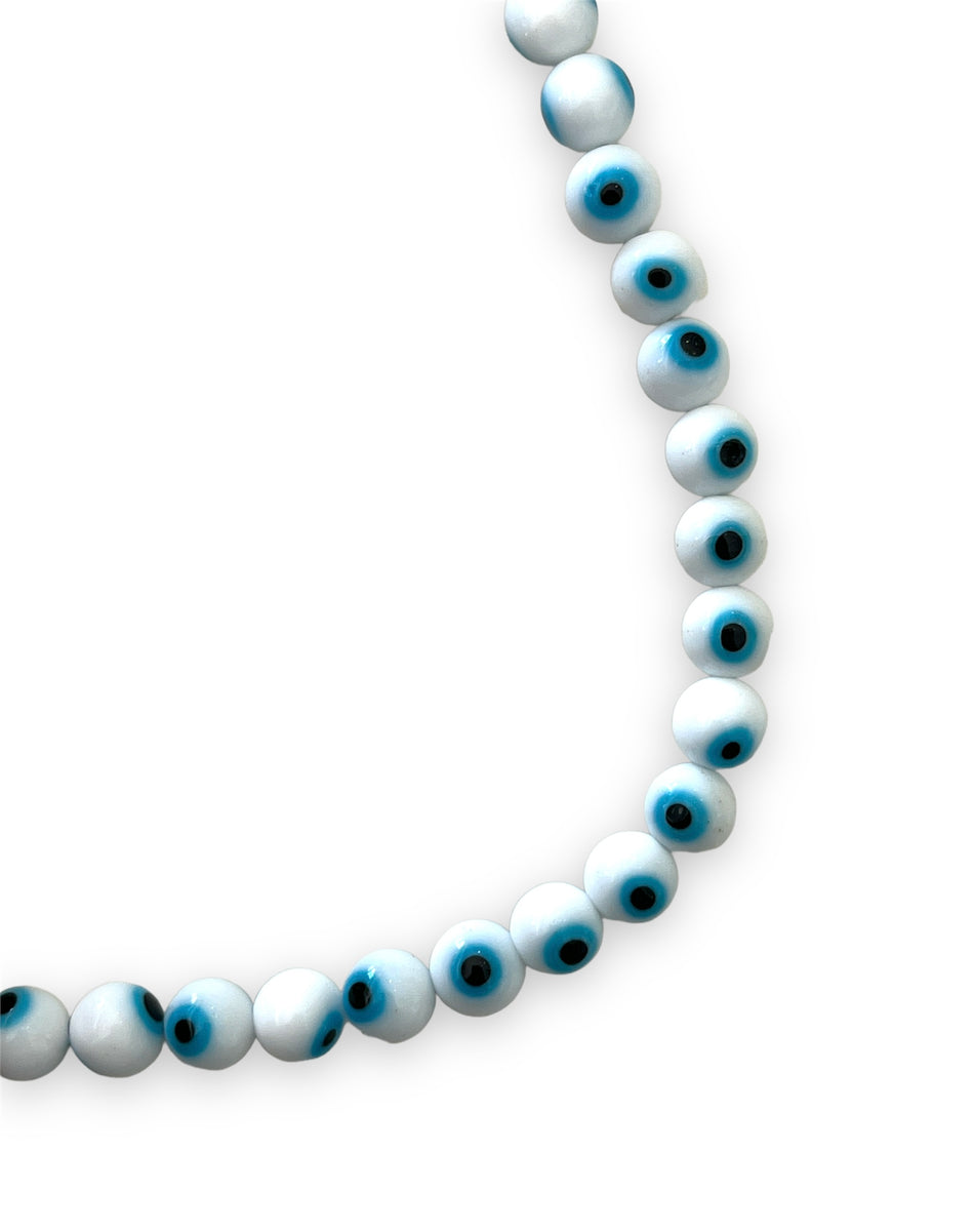 Evil Eye Round Strand, 8mm