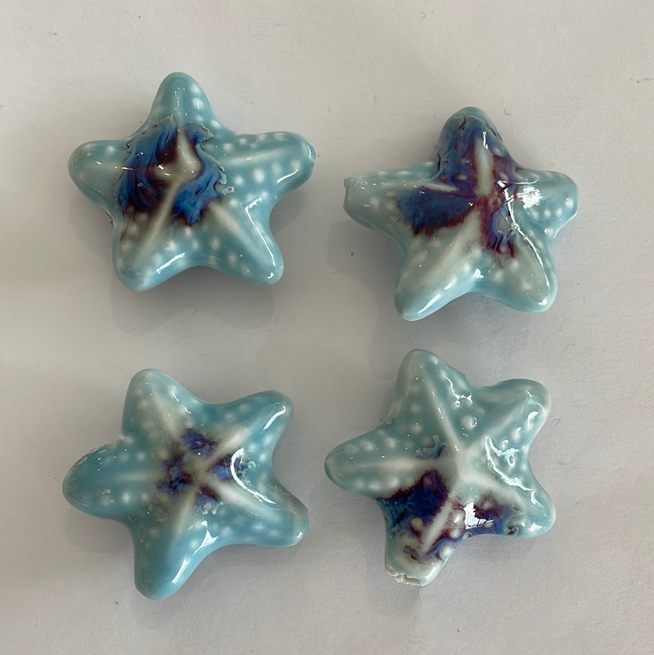 Sky Blue Ceramic Star