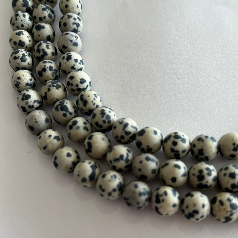 Dalmatian Gemstone 8mm
