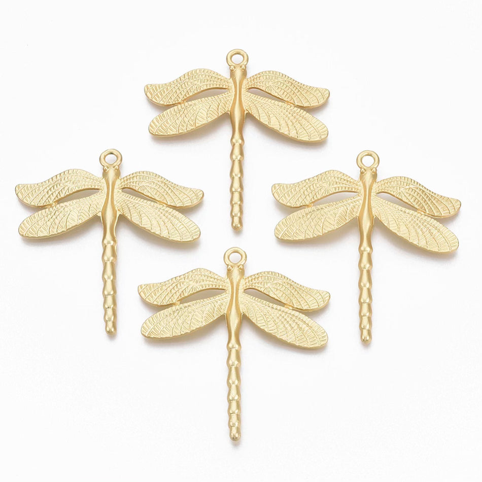 Gold-filled Dragonfly, 1pc