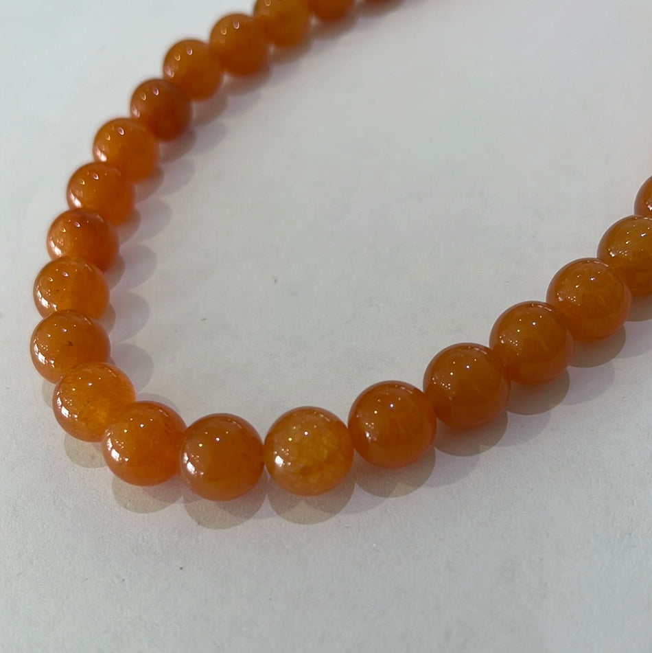Orange Jade 10mm