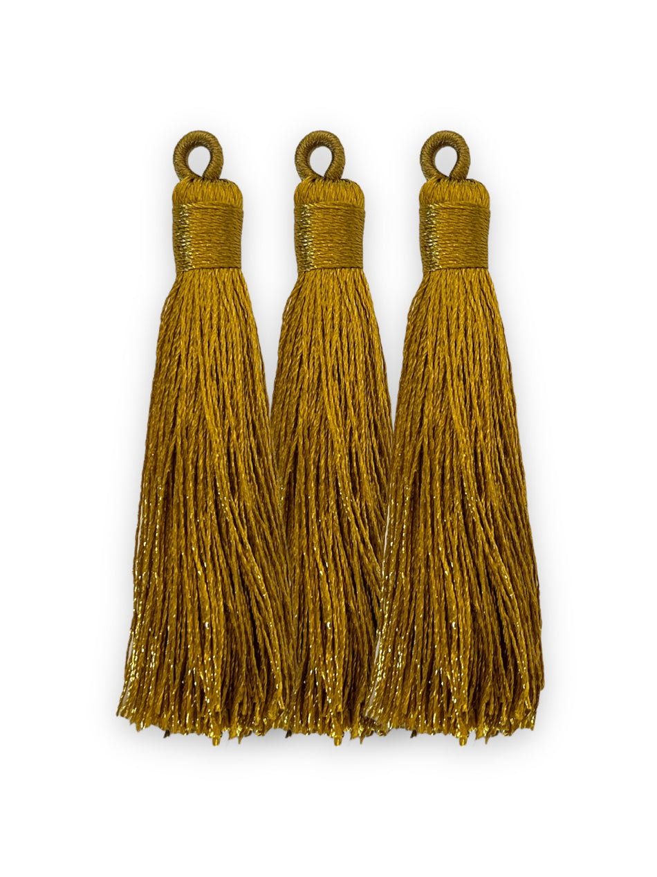 Gold Tassel 60mm, 3pcs