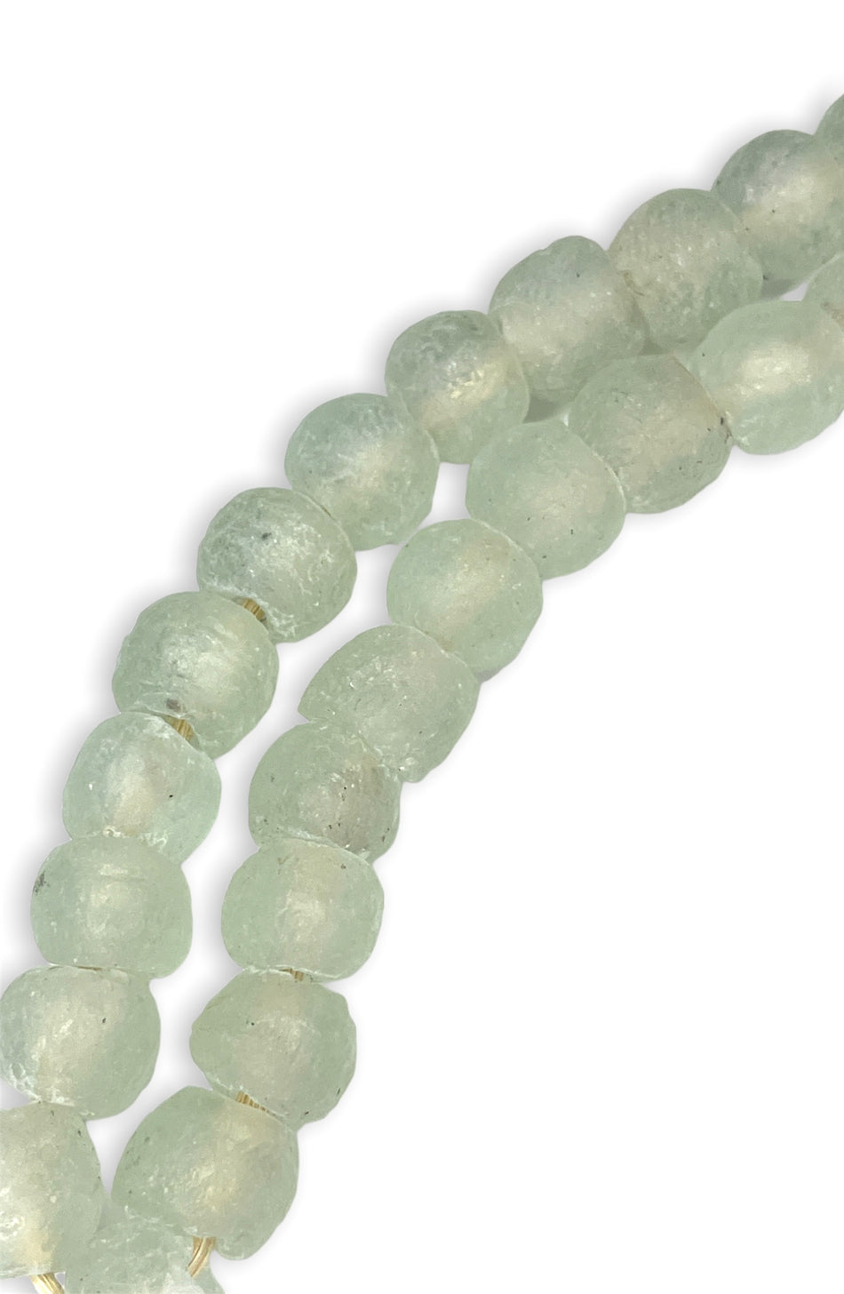 African Frosted Bead Strand 14-16mm
