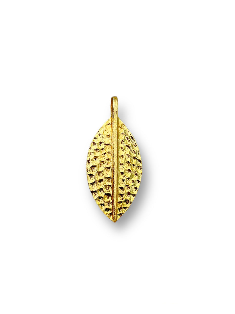 Gold-Filled Leaf Pendant, 1pc