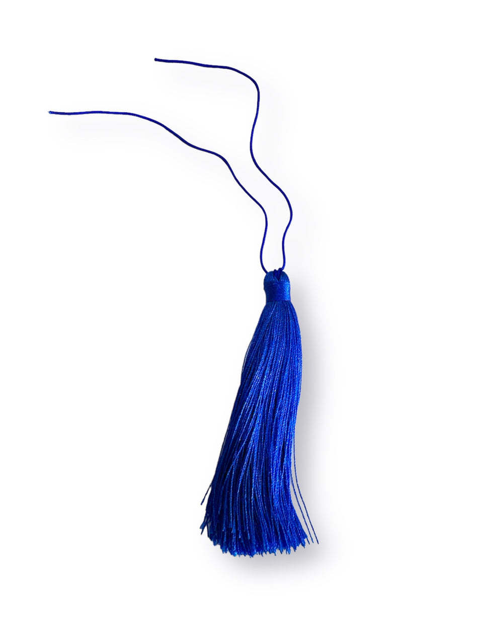 Large Blue Tassel, 3pcs