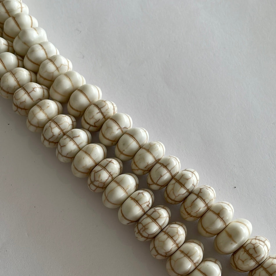 Ivory Howlite Flowers