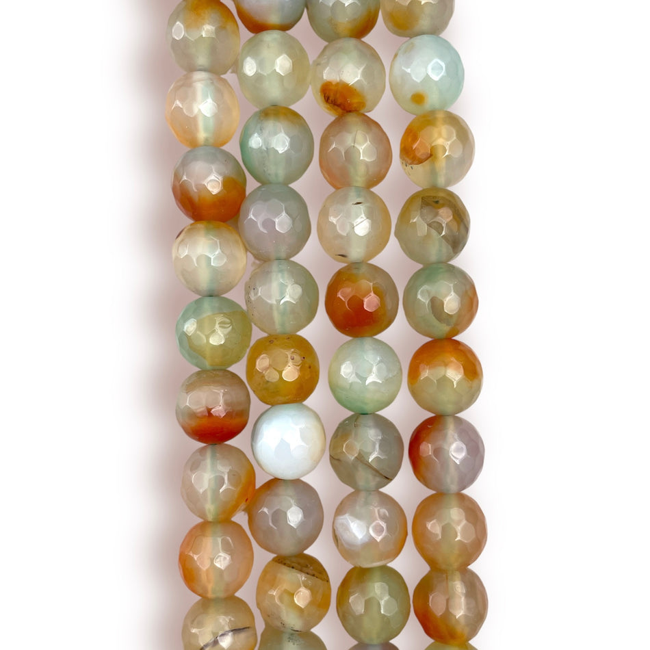 Mix Agate Round Beads 12mm