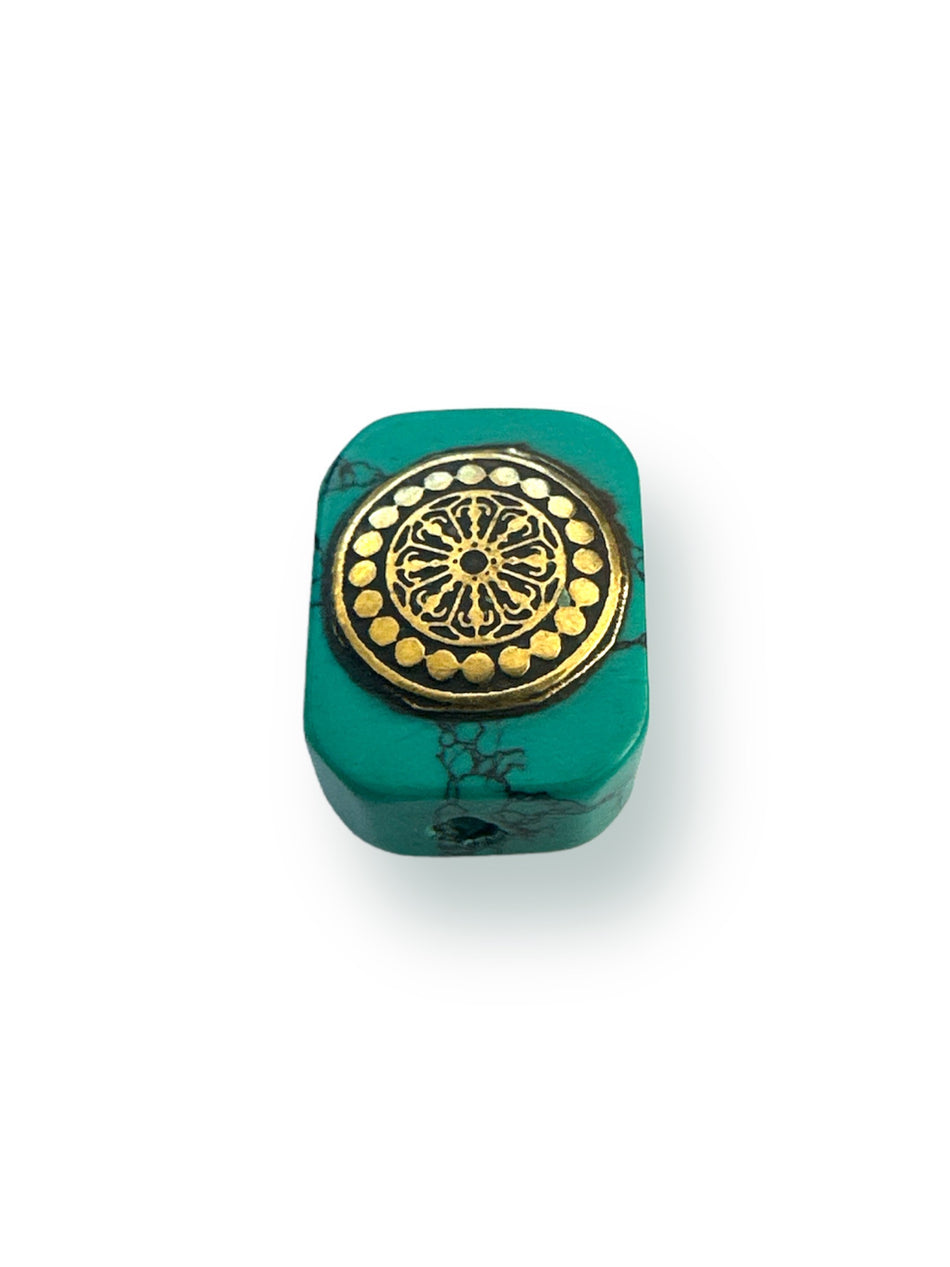 Tibetan Turquoise Focal Bead