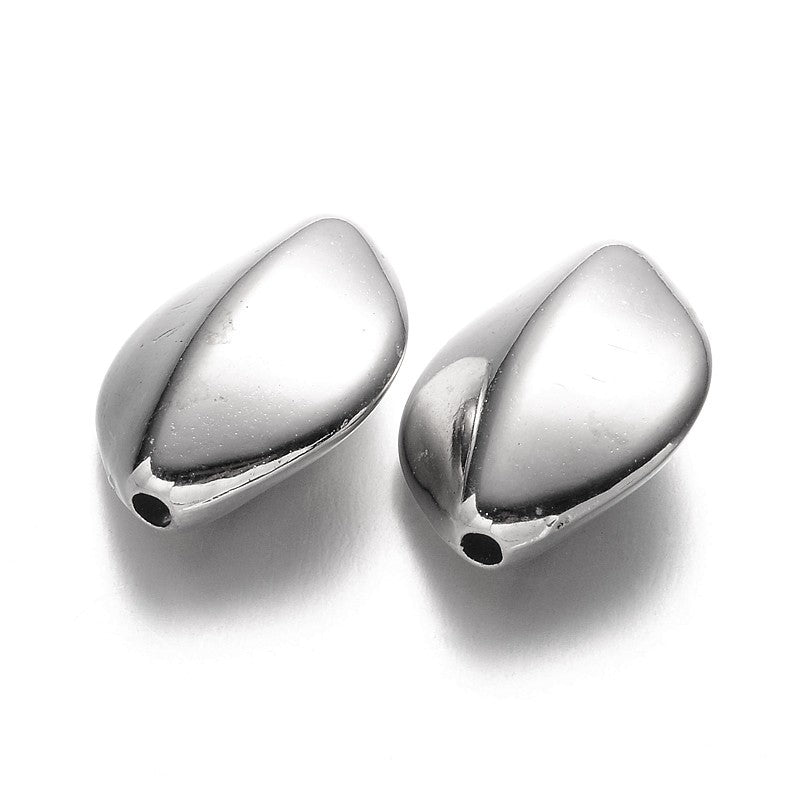 Oval Plastic Beads, 10pcs