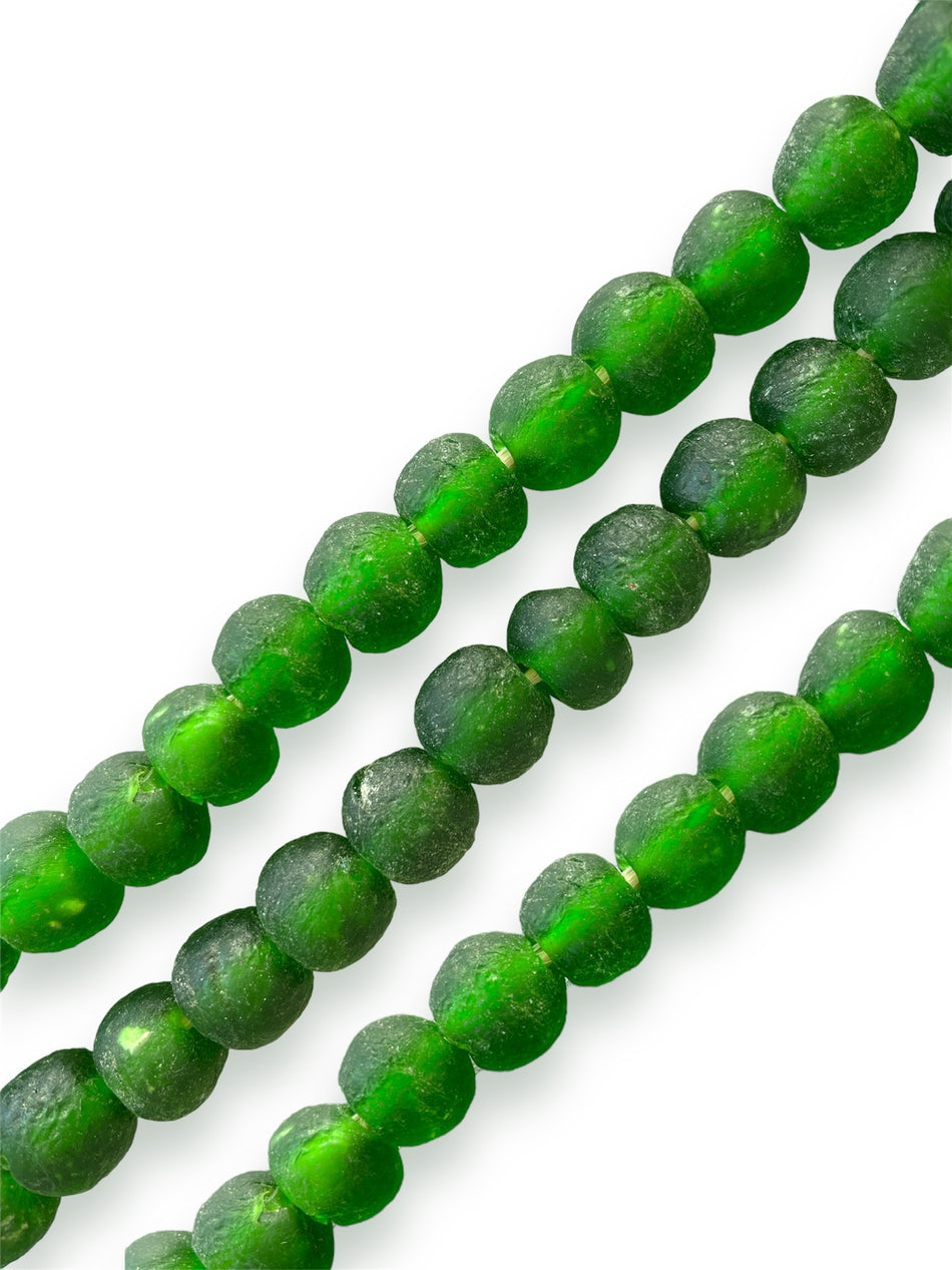 Frosted African Bead Strand