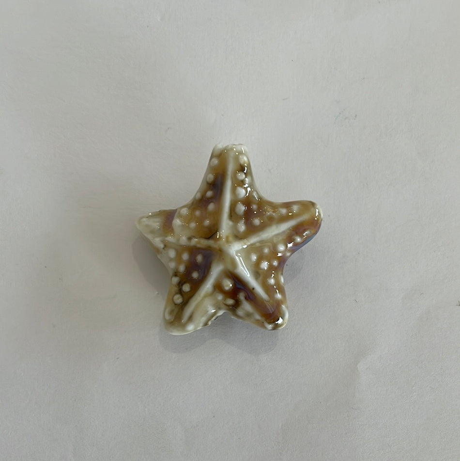 Caramel Ceramic Star, 2pcs