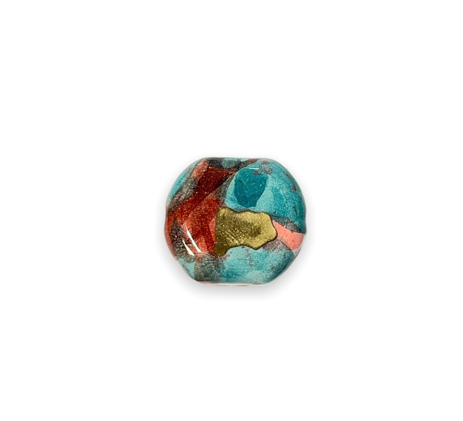 Ceramic Focal Point Bead 1pc