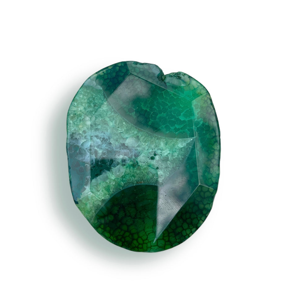 Green Agate Slice