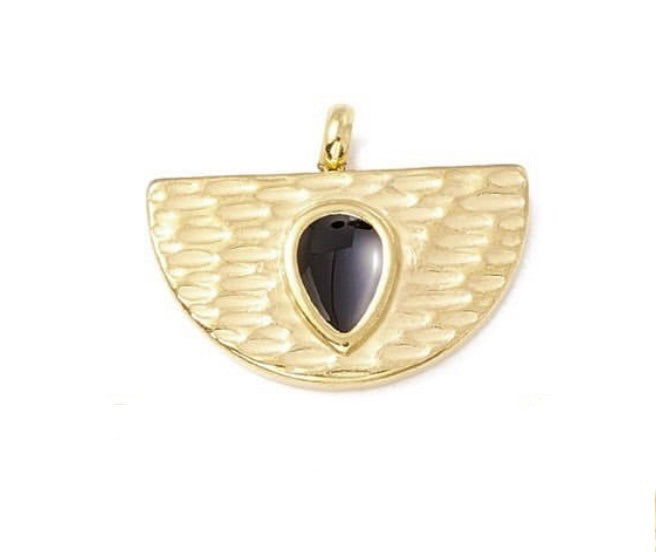 Half A Circle Pendant, 1pc
