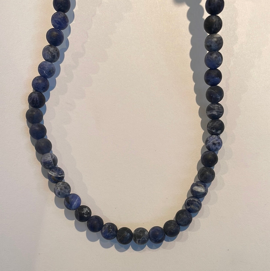 Matte Lapis Lazuli 6mm