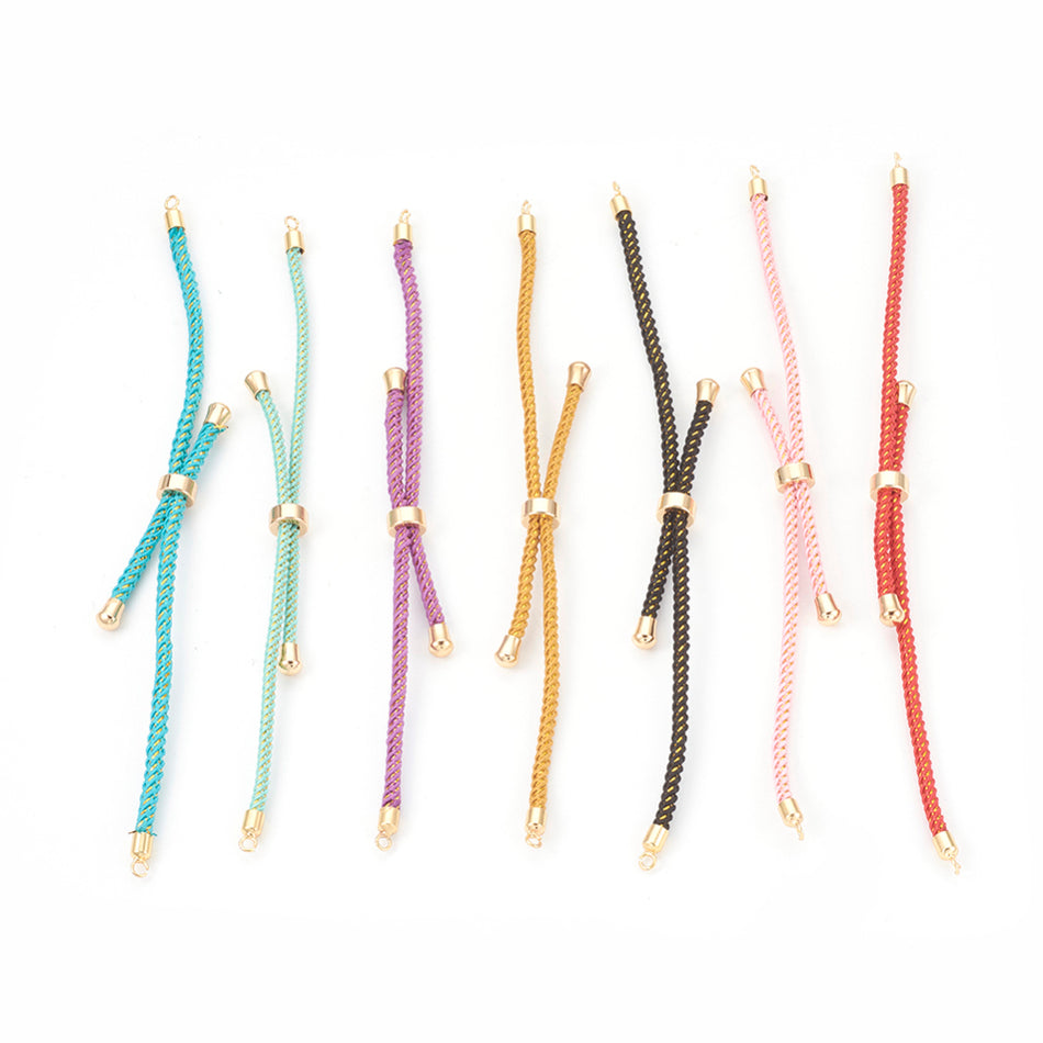 Gold Cord Slider Bracelet