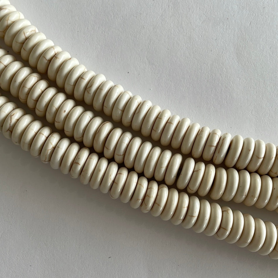 Ivory Howlite Disks
