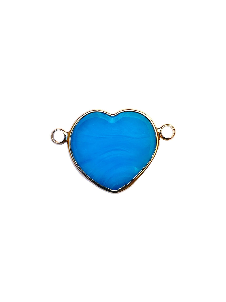 Conector Corazón de Cristal de Murano, 1ud