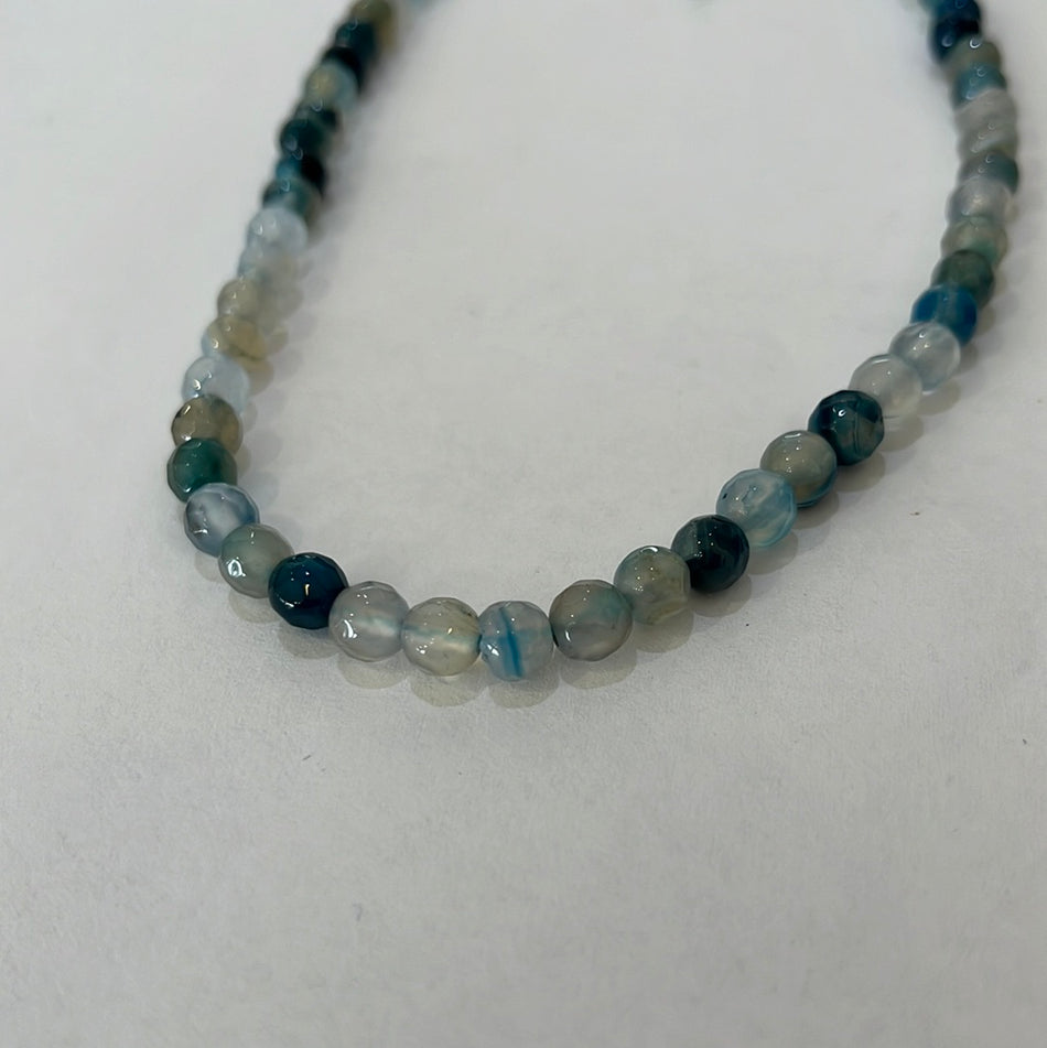 Mix Blue Agate 6 mm