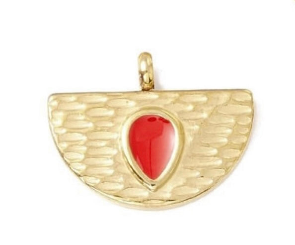 Half A Circle Pendant, 1pc